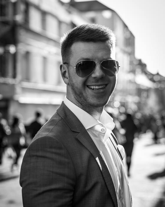 Max — wedding and portrait photographer based in Wicklow, Ireland