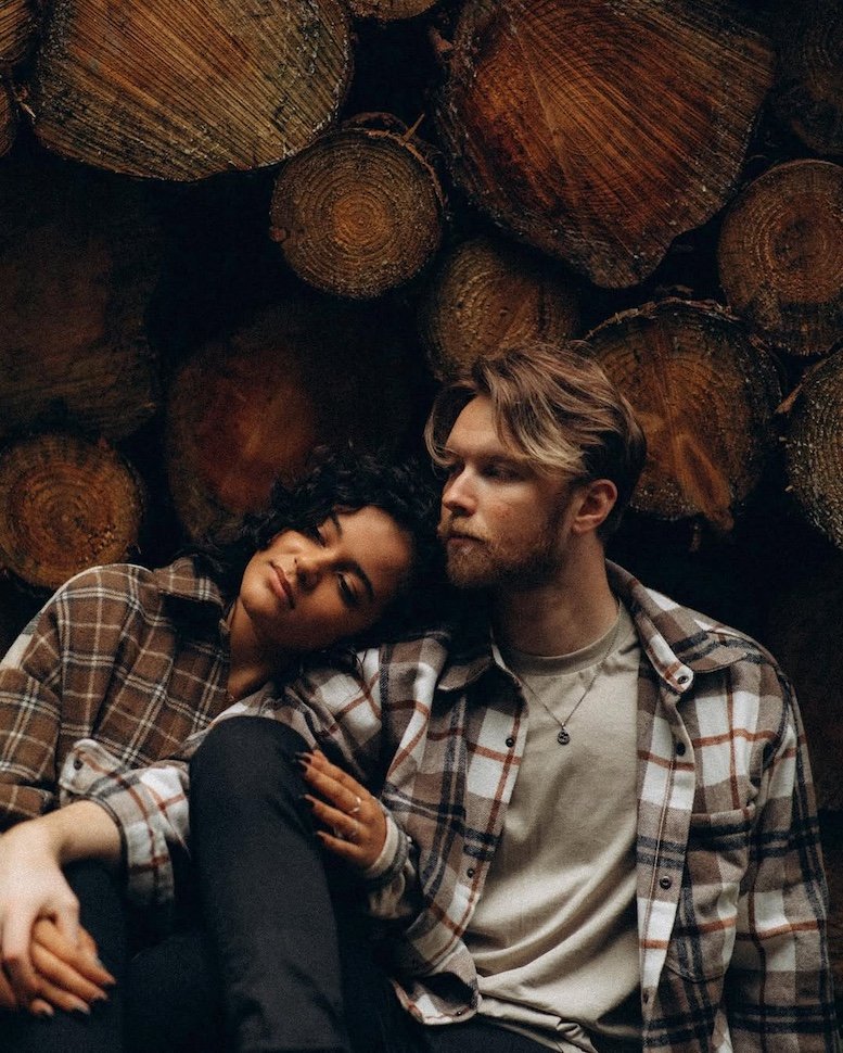 Aaron & Silva — couples in woodland, Crone Wood, Co. Wicklow