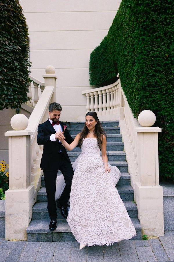 Amar & Hosam — wedding guests Powerscourt Wicklow