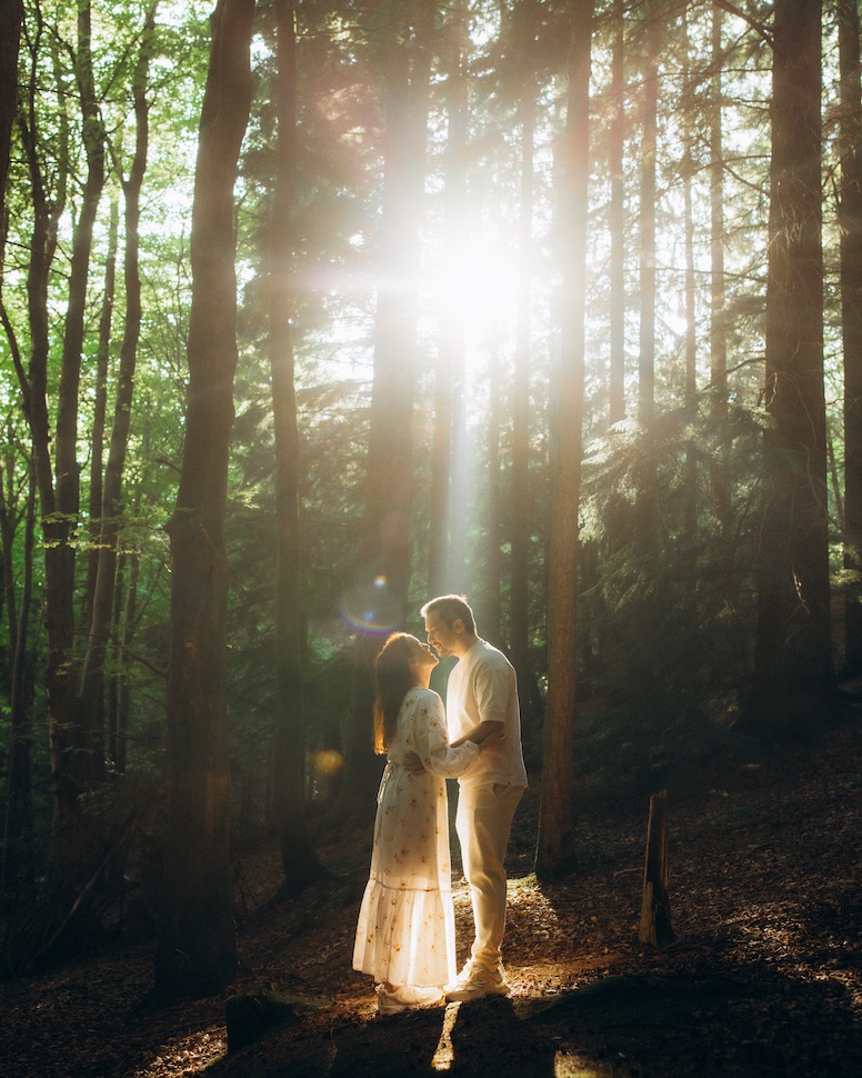 Anaelle & Mathieu — beach engagement, Co. Wicklow