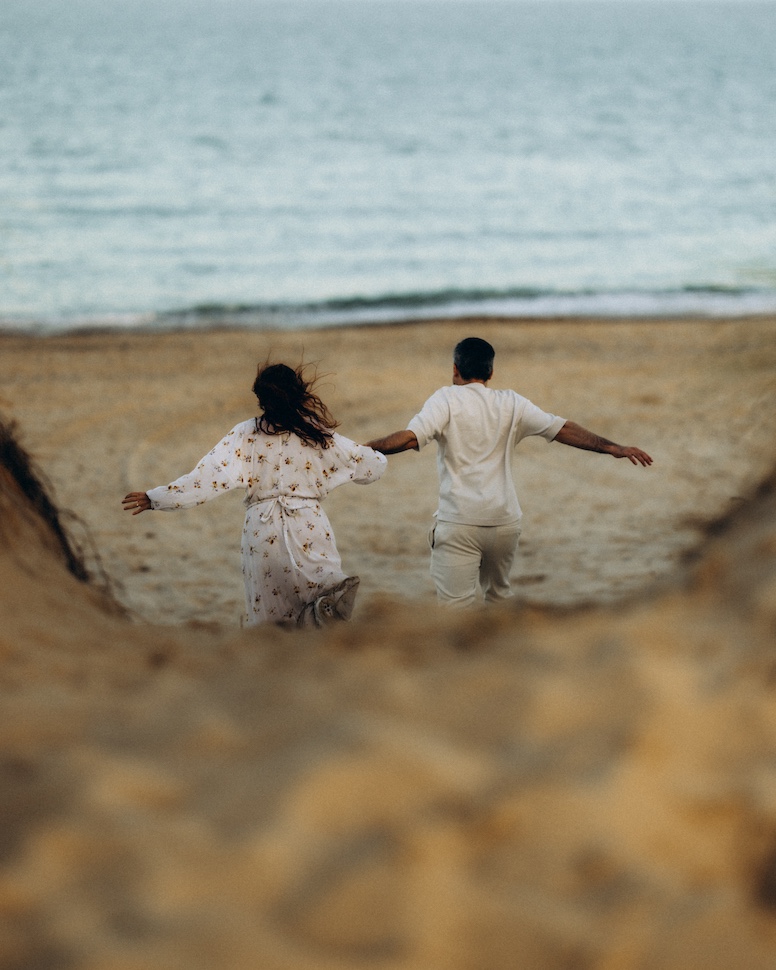 Anaelle & Mathieu — Wicklow forest path, Co. Wicklow