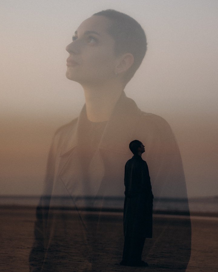 Anna — portrait session at Portmarnock Beach, Dublin