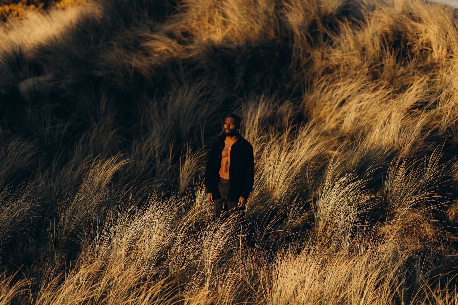 Portrait session at Brittas Bay, Co. Wicklow — wild Atlantic beach and dunes