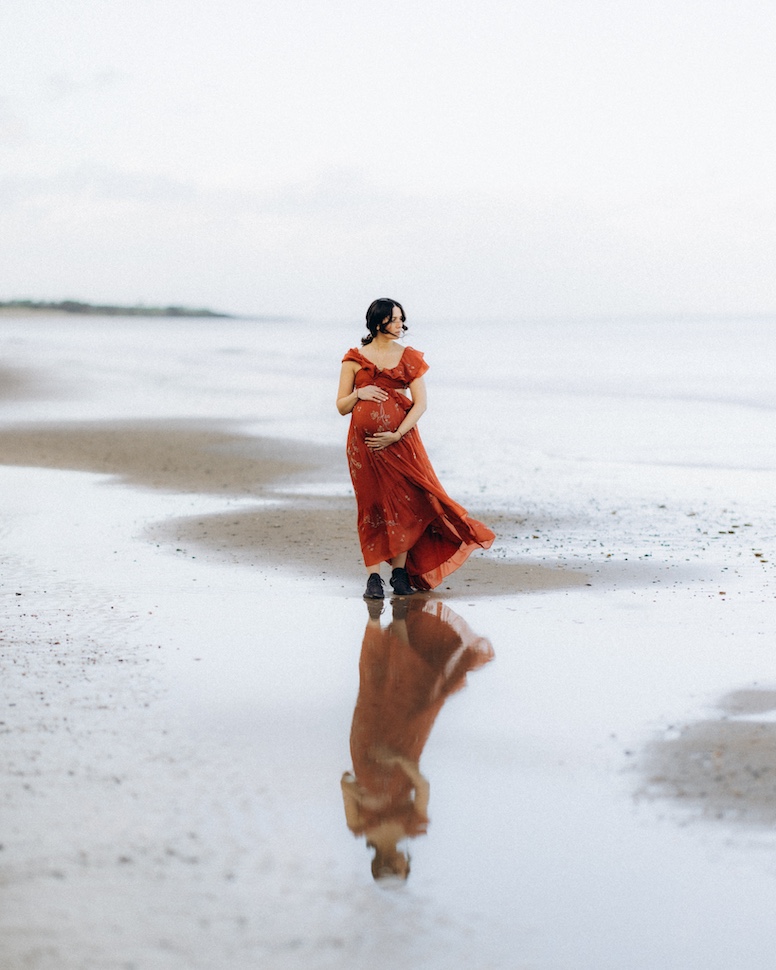 maternity session — wild beach maternity, Brittas Bay, Co. Wicklow