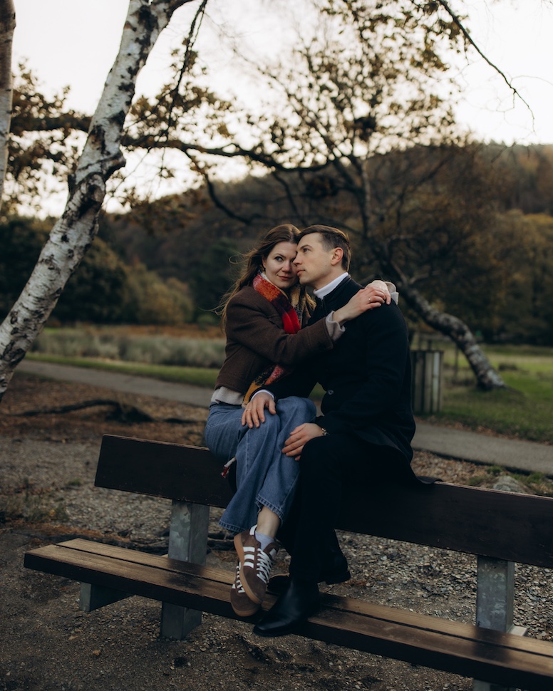 Dima & Kate — intimate forest session, Glendalough, Co. Wicklow