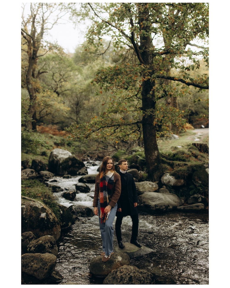 Dima & Kate — misty woodland, Glendalough, Co. Wicklow