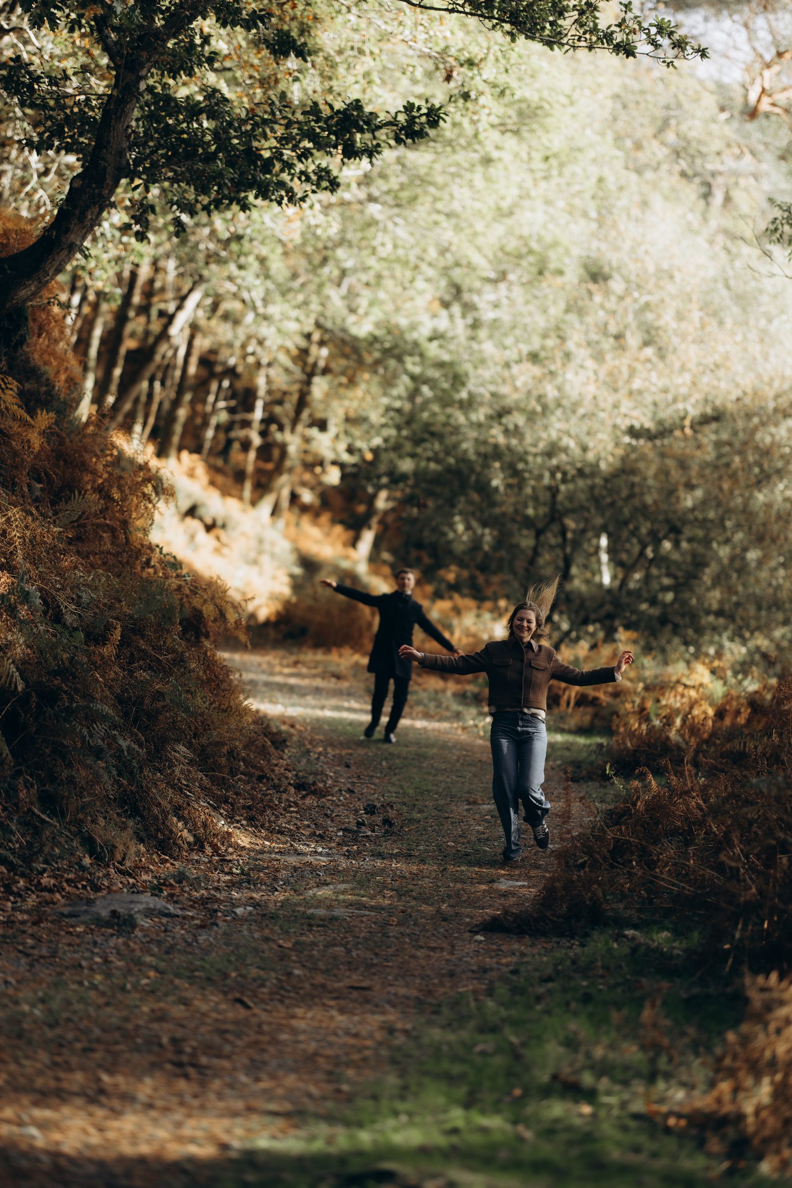 Dima and Kate by the Upper Lake Glendalough — engagement photography Wicklow