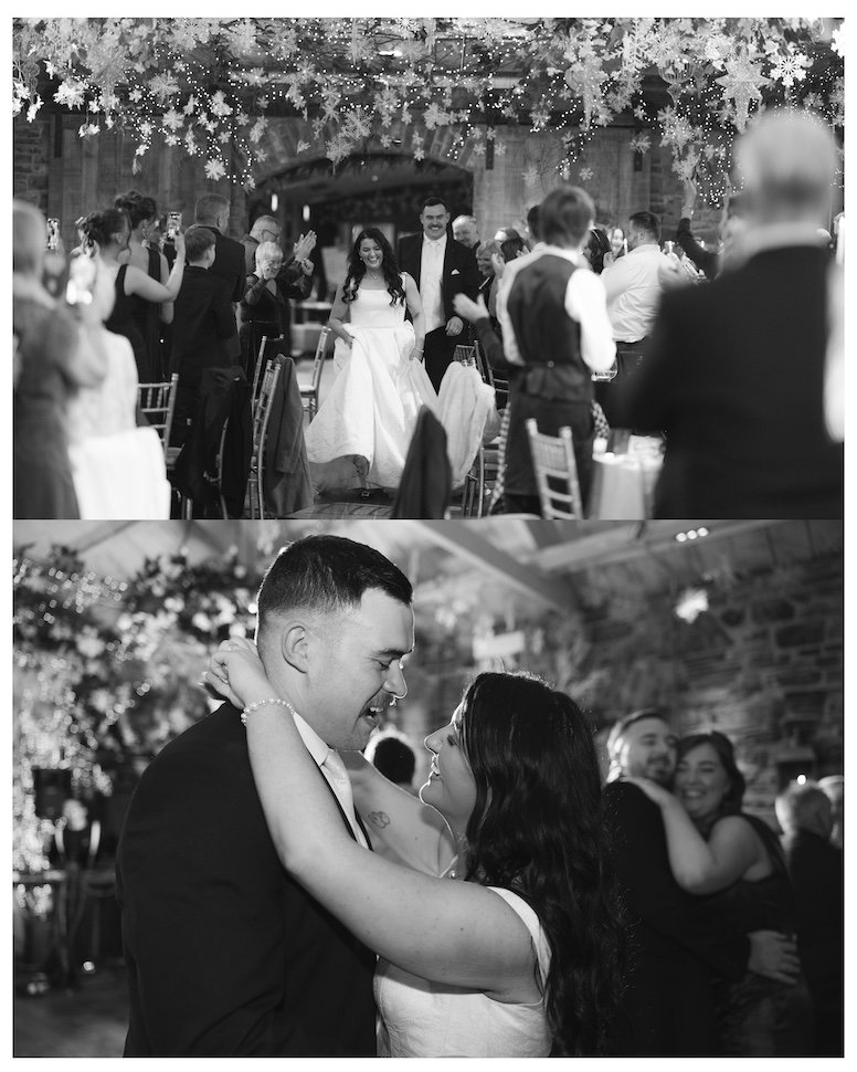 Wedding ceremony at Ballymagarvey Village — documentary wedding photography, Co. Meath
