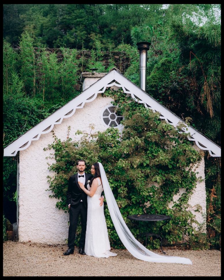 Ballybeg House wedding reception — guests celebrating, Wicklow country house