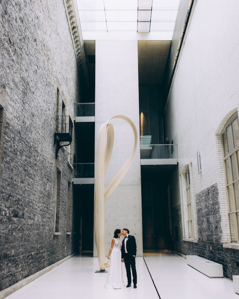 Eve & Connor — intimate ceremony Dublin, National Gallery of Ireland, Dublin