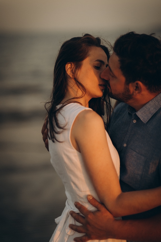 Gabi & Vasi — reed bed portrait, Bull Island, Dublin Bay