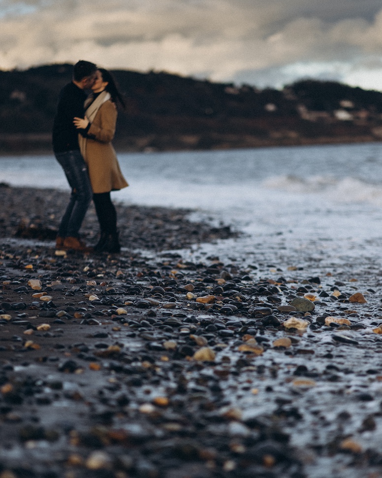 Jolene & Stephen — Killiney atmosphere, Killiney Beach, Co. Dublin