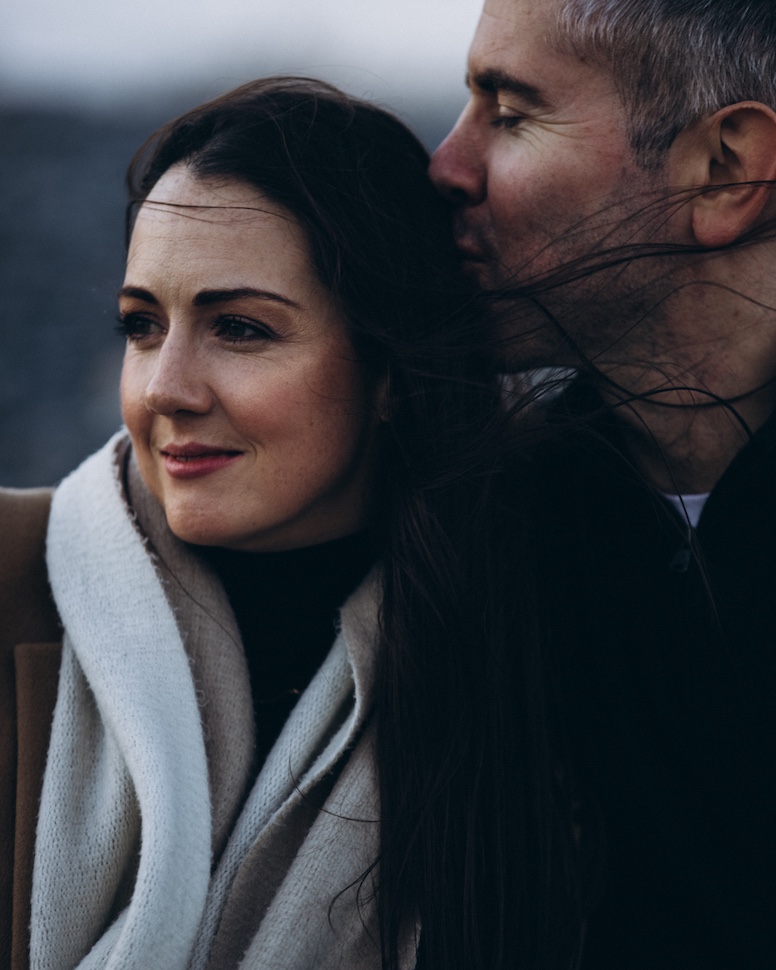 Jolene & Stephen — Dublin Bay evening light, Killiney Beach, Co. Dublin