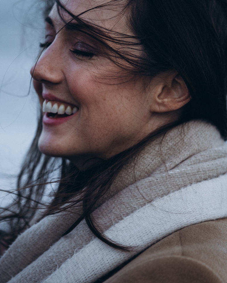Jolene & Stephen — coastal evening portrait, Killiney Beach, Co. Dublin