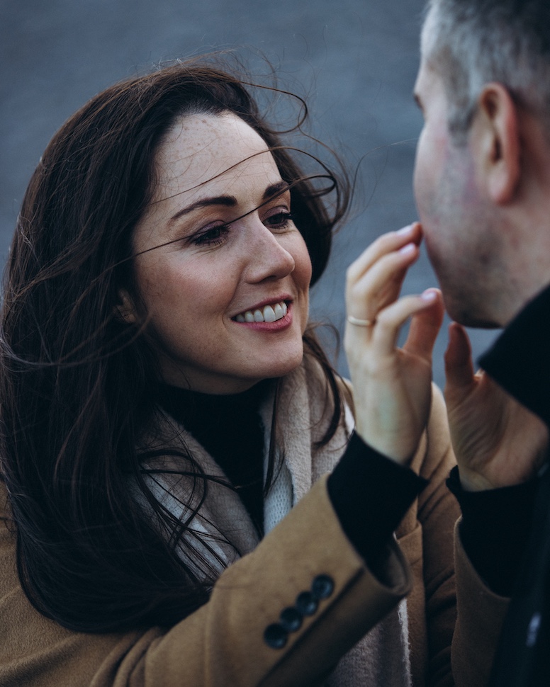 Jolene & Stephen — seaside love story, Killiney Beach, Co. Dublin
