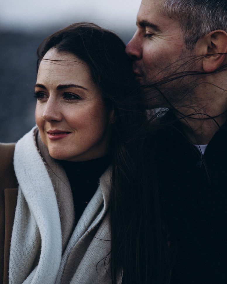 Jolene & Stephen — Dublin Bay evening light, Killiney Beach, Co. Dublin