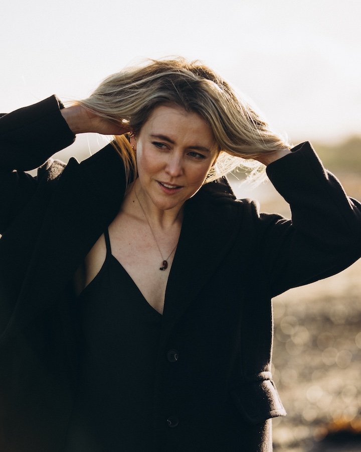 Lubovj — portrait session at Killiney Beach, South Dublin