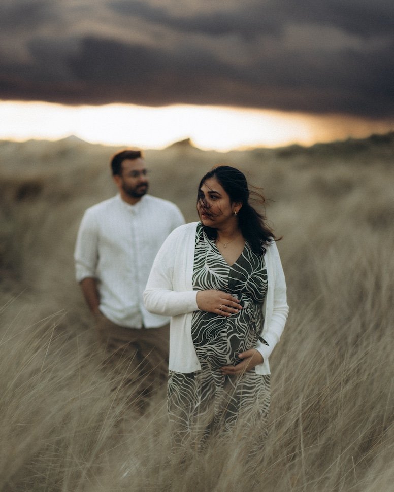 Priyanka & Satwik — North Bull Island maternity, Bull Island, Dublin Bay