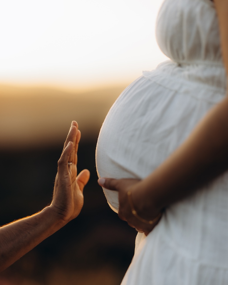 Rachita & Sid — Wicklow landscape maternity, Wicklow Mountains near Guinness Lake
