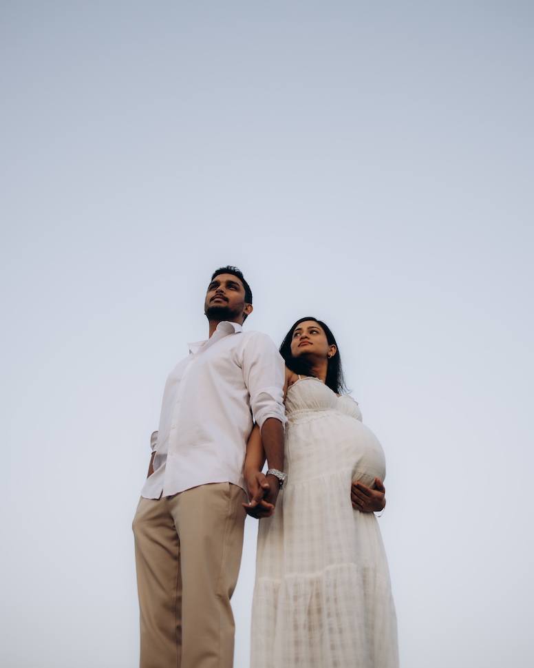 Rachita & Sid — a maternity session in the Wicklow Mountains near Guinness Lake