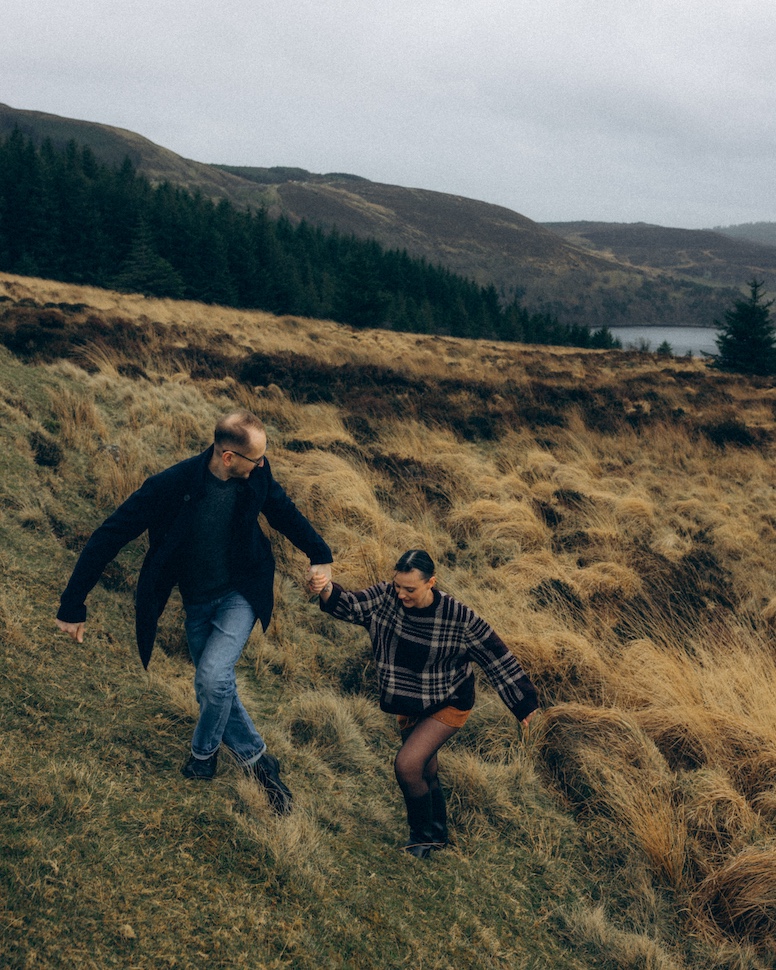 Zoya & Alex — Wicklow wilderness expecting couple, Wicklow Mountains