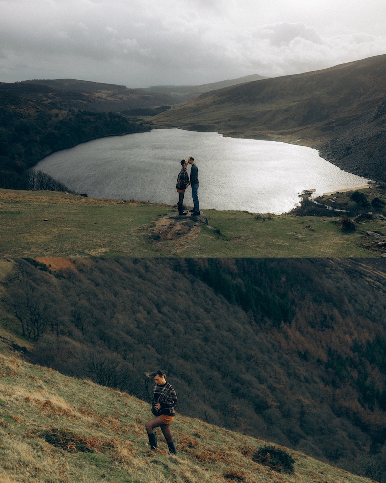 Zoya & Alex — mountain maternity photography, Wicklow Mountains